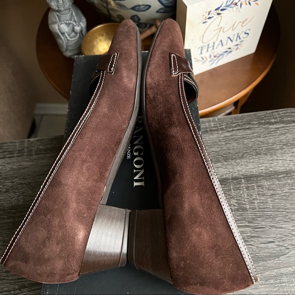 Amalfi by Rangoni Lucrezia Brown Suede Flats US8.5 Retail $275 - Picture 7 of 14